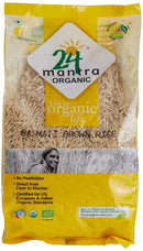 24 Mantra Organic Brown Basmati Rice 2LB