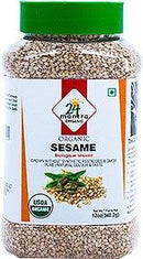 24 Mantra Organic Sesame Seeds White 12oz