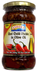 Ashoka Red Chilli Pickle In Olive Oil 300gm