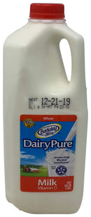 Berkley Dairy Pure Whole Milk Half Gallon
