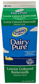 Berkley Farms Low Fat Cultured Buttermilk Plain Half Gallon