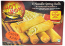 Deep Frozen Vegetable Noodle Spring Rolls 6 Count