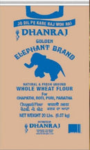 Dhanraj Elephant Brand Whole Wheat (Blue) Atta 20LB