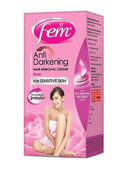 Fem Anti Darkening Hair Removal Cream Rose 120gm