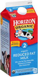 Horizon Organic Reduced Fat 2% Milk Half Gallon