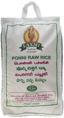 Laxmi Ponni Raw Rice 20LB