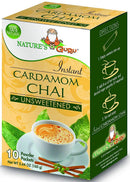 Nature's Guru Unsweetened Cardamom Instant Chai Tea Bags