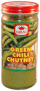 Nirav Green Chili Chutney 220ml