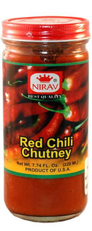 Nirav Red Chili Chutney 220ml