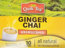 Quik Tea All Natural Unsweetened Ginger Instant Chai
