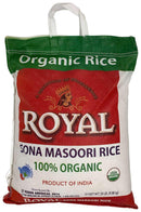 Royal Organic Sonamasuri Sona Masoori Rice 20LB