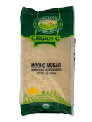 SukhiAnna Organic Green Split Moong Mung Mogar (Green Gram Split) 4LB
