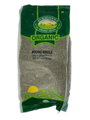 SukhiAnna Organic Green Whole Moong Mung Beans 4LB