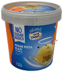 Vadilal Quick Treat Kesar Pista Ice Cream 1 Liter