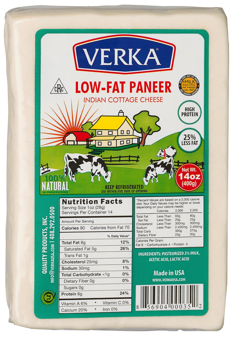 Verka Lowfat Paneer